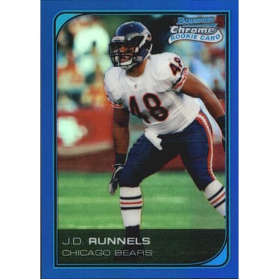 2006 Bowman Chrome Blue Refractors #90 J.D. Runnels