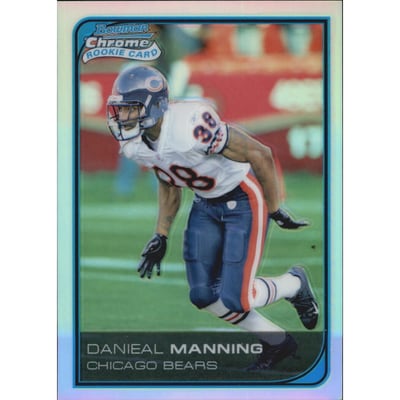 2006 Bowman Chrome Refractors #23 Danieal Manning