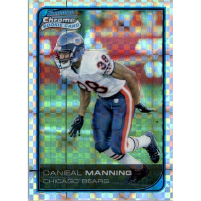 2006 Bowman Chrome Xfractors #23 Danieal Manning