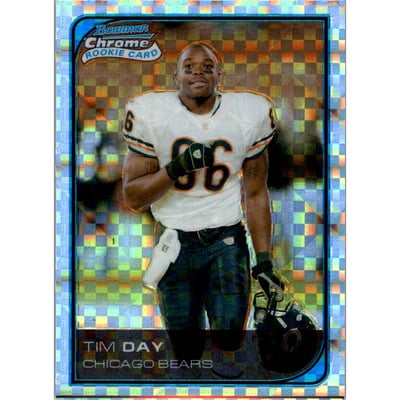 2006 Bowman Chrome Xfractors #75 Tim Day