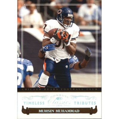 2006 Donruss Classics Timeless Tributes Silver #18 Muhsin Muhammad