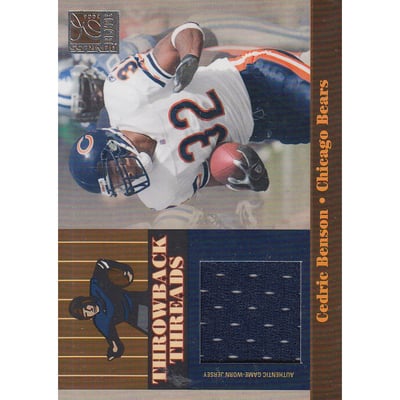 2006 Donruss Elite Throwback Threads #12 Cedric Benson