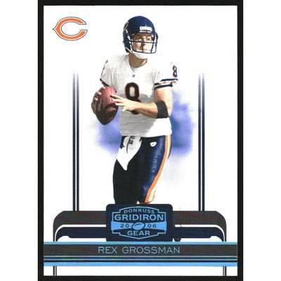 2006 Donruss Gridiron Gear Platinum Holofoil #19 Rex Grossman