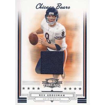 2006 Donruss Threads Jerseys #148 Rex Grossman/215