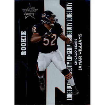 2006 Leaf Rookies and Stars Longevity Silver Parallel #143 Jamar Williams