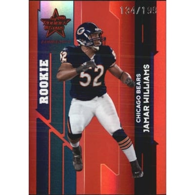 2006 Leaf Rookies and Stars Longevity Target Ruby Parallel #143 Jamar Williams