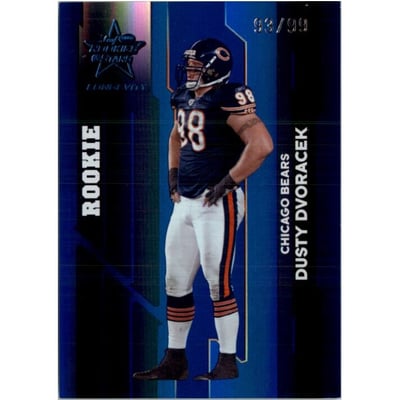 2006 Leaf Rookies and Stars Longevity Target Sapphire Parallel #167 Dusty Dvoracek