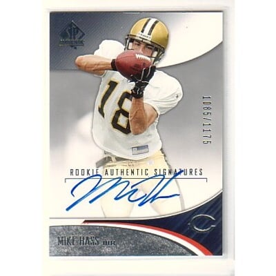 2006 SP Authentic #215 Mike Hass AU RC