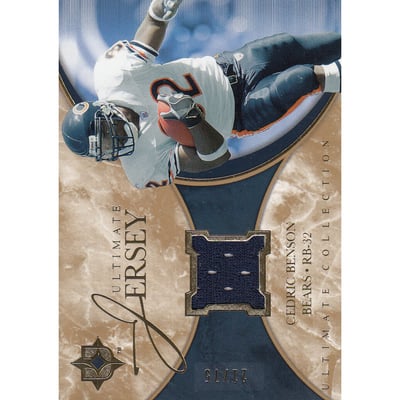 2006 Ultimate Collection Jerseys Silver #ULCB2 Cedric Benson