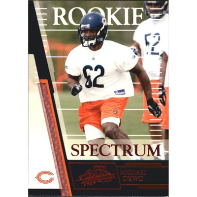 2007 Absolute Memorabilia Spectrum Red Retail #187 Michael Okwo