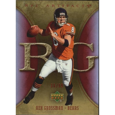 2007 Artifacts Red #17 Rex Grossman