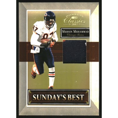 2007 Donruss Classics Sunday's Best Jerseys Prime #13 Muhsin Muhammad