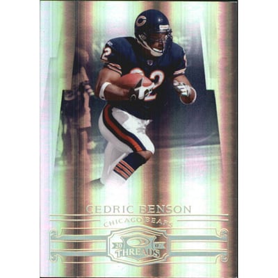 2007 Donruss Threads Gold Holofoil #69 Cedric Benson