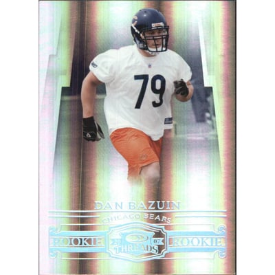 2007 Donruss Threads Silver Holofoil #199 Dan Bazuin