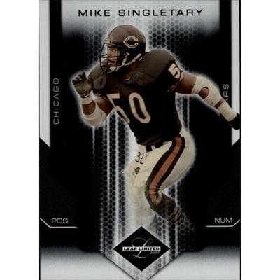 2007 Leaf Limited #168 Mike Singletary