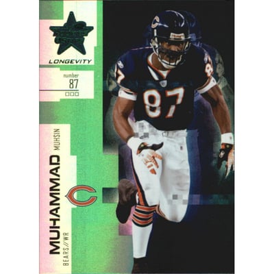 2007 Leaf Rookies and Stars Longevity Emerald #16 Muhsin Muhammad