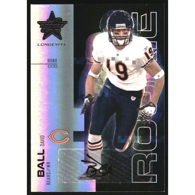 2007 Leaf Rookies and Stars Longevity Rookie Autographs #134 David Ball/25