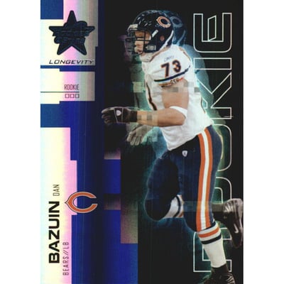 2007 Leaf Rookies and Stars Longevity Sapphire #131 Dan Bazuin