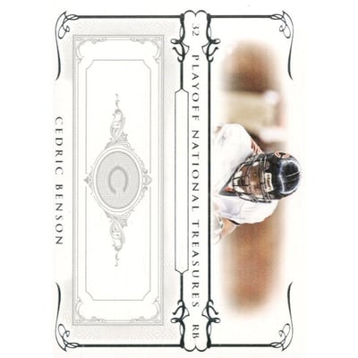 2007 Playoff National Treasures #29 Cedric Benson