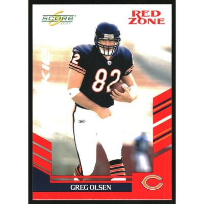 2007 Score Red Zone #361 Greg Olsen