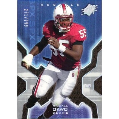2007 SPx Silver Holofoil Rookies #145 Michael Okwo