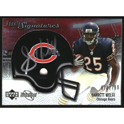 2007 Sweet Spot #105 Garrett Wolfe AU RC