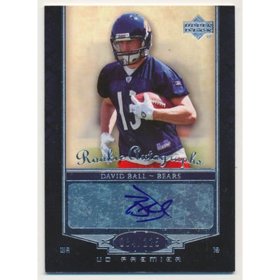 2007 Upper Deck Premier #110 David Ball AU RC