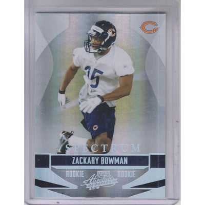 2008 Absolute Memorabilia Spectrum Silver #250 Zackary Bowman