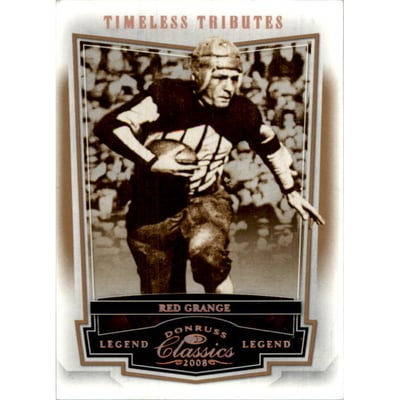 2008 Donruss Classics Timeless Tributes Bronze #114 Red Grange