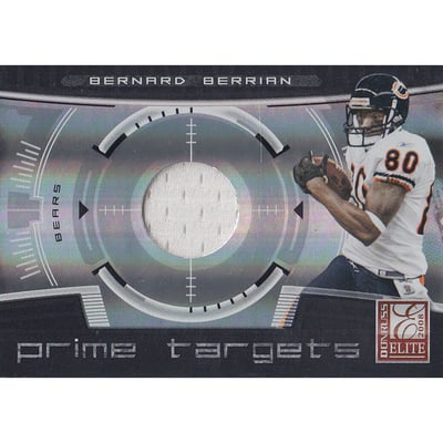 2008 Donruss Elite Prime Targets Jerseys #24 Bernard Berrian