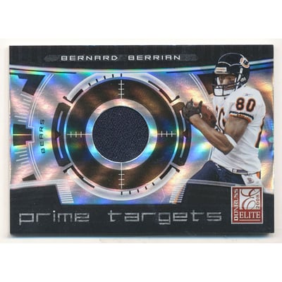2008 Donruss Elite Prime Targets Jerseys Prime #24 Bernard Berrian