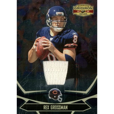 2008 Donruss Gridiron Gear Jerseys Prime #19 Rex Grossman