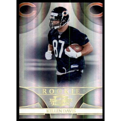2008 Donruss Threads Gold Holofoil #202 Kellen Davis