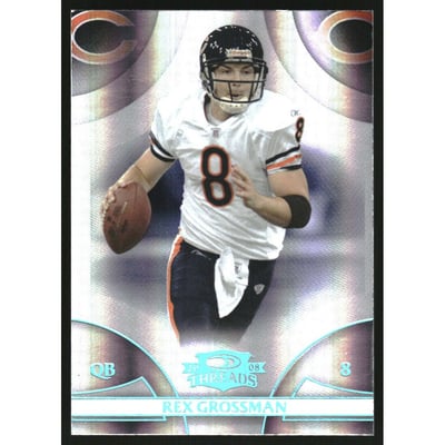 2008 Donruss Threads Platinum Holofoil #10 Rex Grossman
