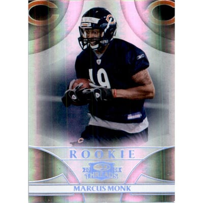 2008 Donruss Threads Silver Holofoil #209 Marcus Monk
