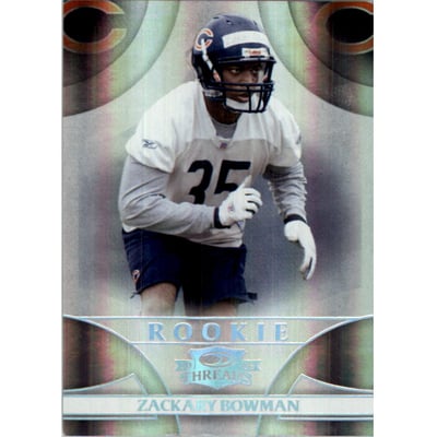 2008 Donruss Threads Silver Holofoil #250 Zackary Bowman