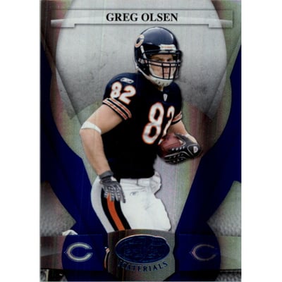 2008 Leaf Certified Materials Mirror Blue #21 Greg Olsen