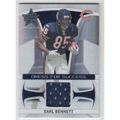2008 Leaf Rookies and Stars Longevity Dress for Success Jerseys #DS29 Earl Bennett