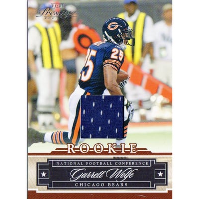 2008 Playoff Prestige Rookie Review Materials #242 Garrett Wolfe