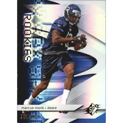 2008 SPx Silver Holofoil Rookies #125 Marcus Monk
