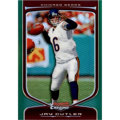 2009 Bowman Chrome Green Refractors #8 Jay Cutler