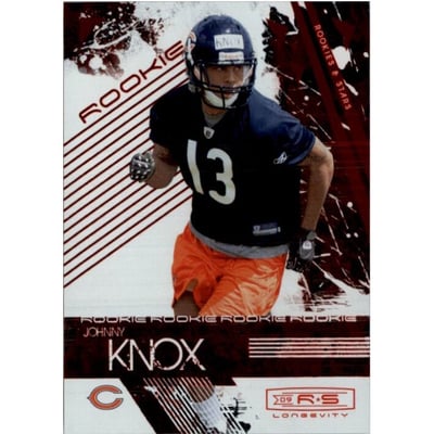 2009 Donruss Rookies and Stars Longevity Ruby #164 Johnny Knox