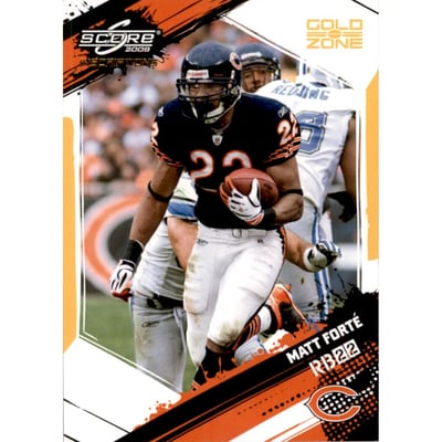 2009 Score Inscriptions Gold Zone #55 Matt Forte