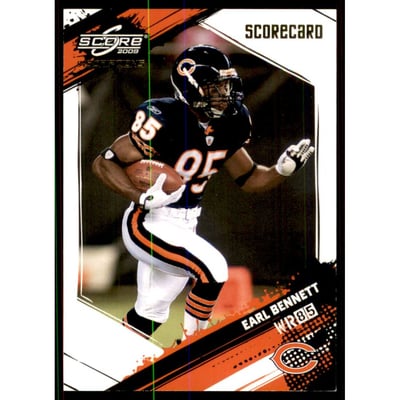 2009 Score Inscriptions Scorecard #51 Earl Bennett