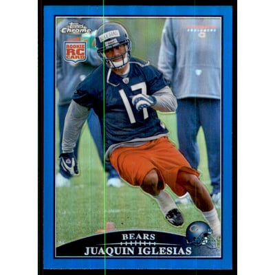 2009 Topps Chrome Blue Refractors #TC168 Juaquin Iglesias