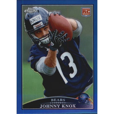 2009 Topps Chrome Blue Refractors #TC202 Johnny Knox