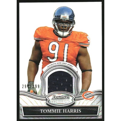 2010 Bowman Sterling Refractors #BSRTH Tommie Harris JSY