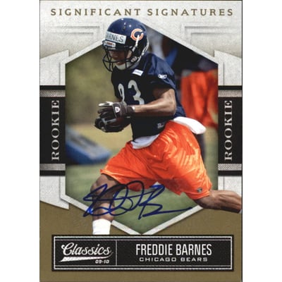 2010 Classics Significant Signatures Gold #142 Freddie Barnes/99