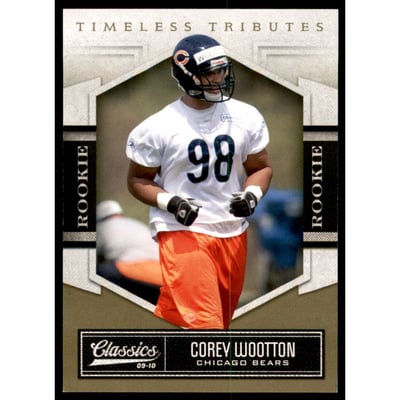 2010 Classics Timeless Tributes Gold #124 Corey Wootton