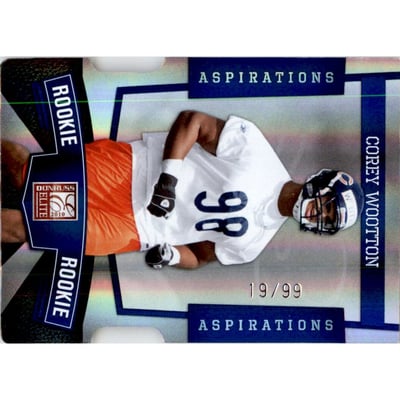 2010 Donruss Elite Aspirations #154 Corey Wootton/99